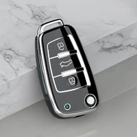 soft tpu car key case cover for chery arrizo7 e3 e5 a3 a5 tiggo 2 3 5 3x fulwin2 eastar 3 buttons keyless protection accessories