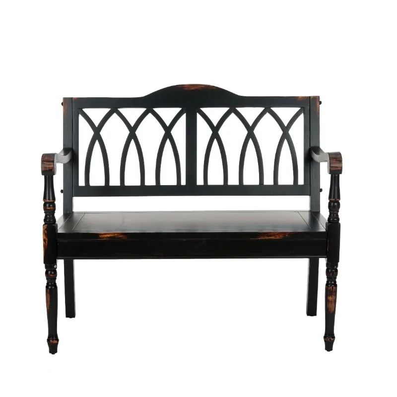 

Safavieh Benjamin Geometric Rustic Bench