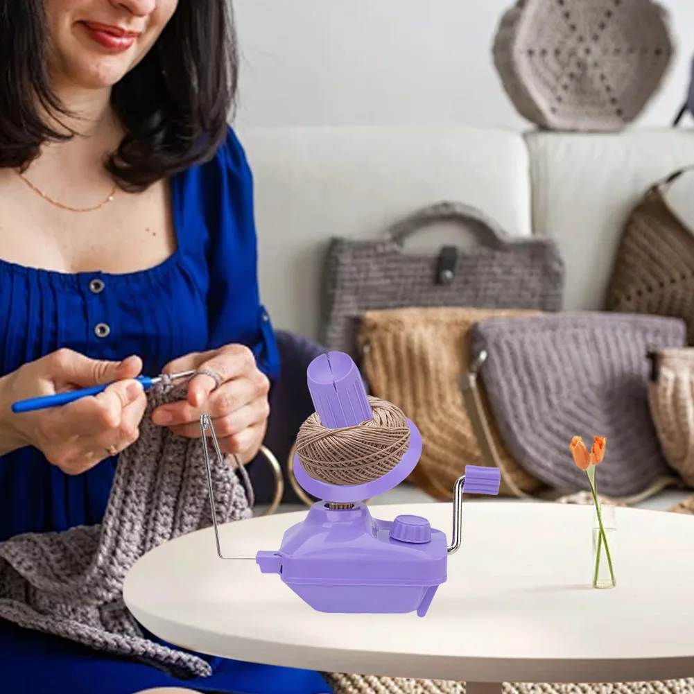 Ручная Машина Для Намотки Пряжи Шариковой Кабельная Шерсть Быстродействующая