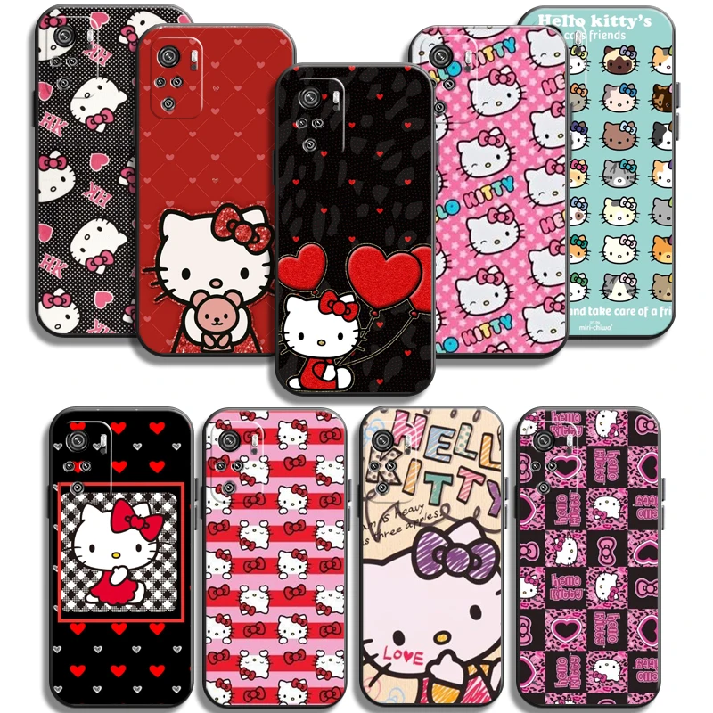 

TAKARA TOMY Hello Kitty Phone Cases For Xiaomi Redmi POCO X3 GT X3 Pro M3 POCO M3 Pro X3 NFC X3 Mi 11 Mi 11 Lite Soft TPU Coque