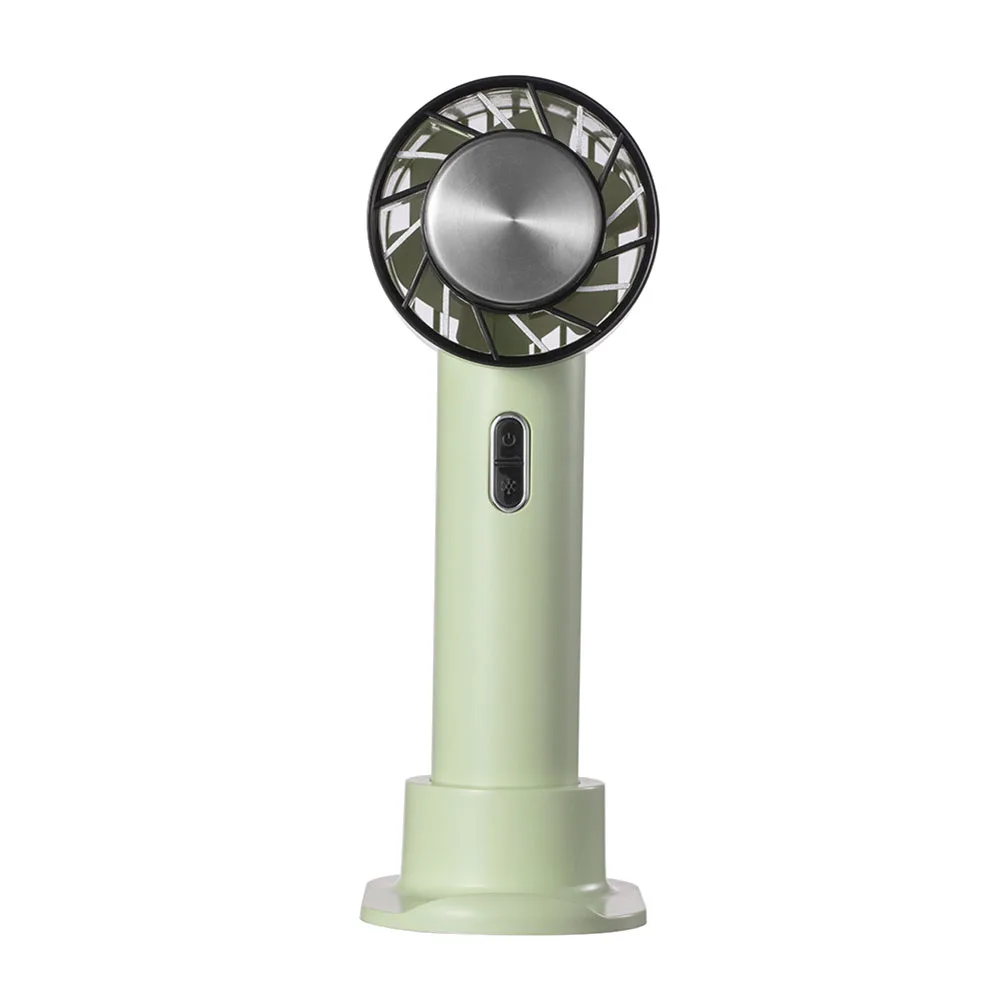2200mah Battery Wireless Rechargeable Cold Compress Fan Handheld Green