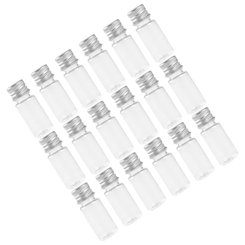 

30 pcs Transparent Test Tube with Screw Caps Plastic Tube with Lids Candy Storage Test Tubes