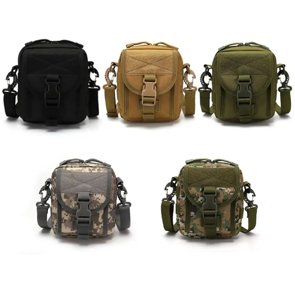 Military Tactical Shoulder Crossbody Bag Outdoor Sports Riding Tactics Shoulder Bag Oxford Cloth Portable Shoulder Bag