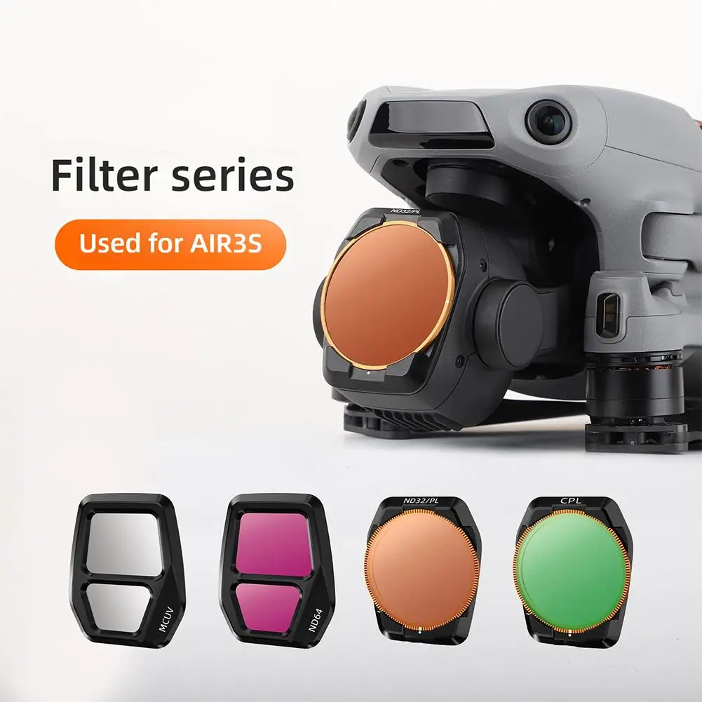 Фильтр воздушного дрона для DJI Air3S Регулируемый металлический CPL ND64 MCUV ND32 ND16 ND8