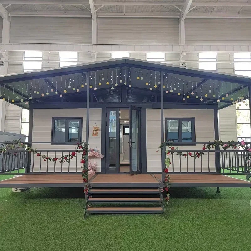 YG 3-в-1 Съемный контейнерный дом Эффективная сэндвич-панель Стальной фермерский