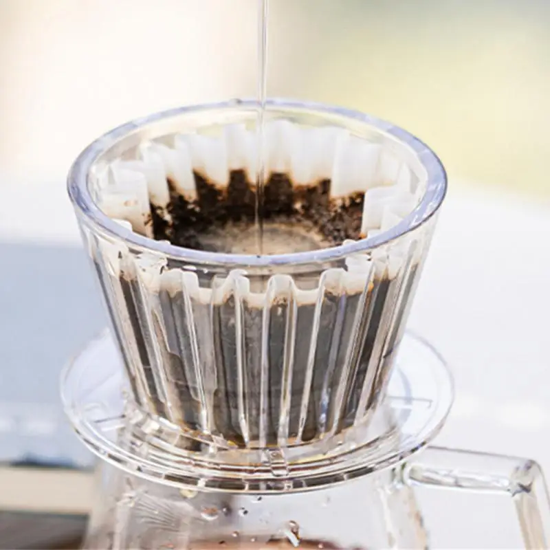 

Волнистый капельница для кофе B75, кофейный фильтр, чашка с плоским дном, фильтр, чашка, ручной фильтр для кофе, аксессуары для кофемашины
