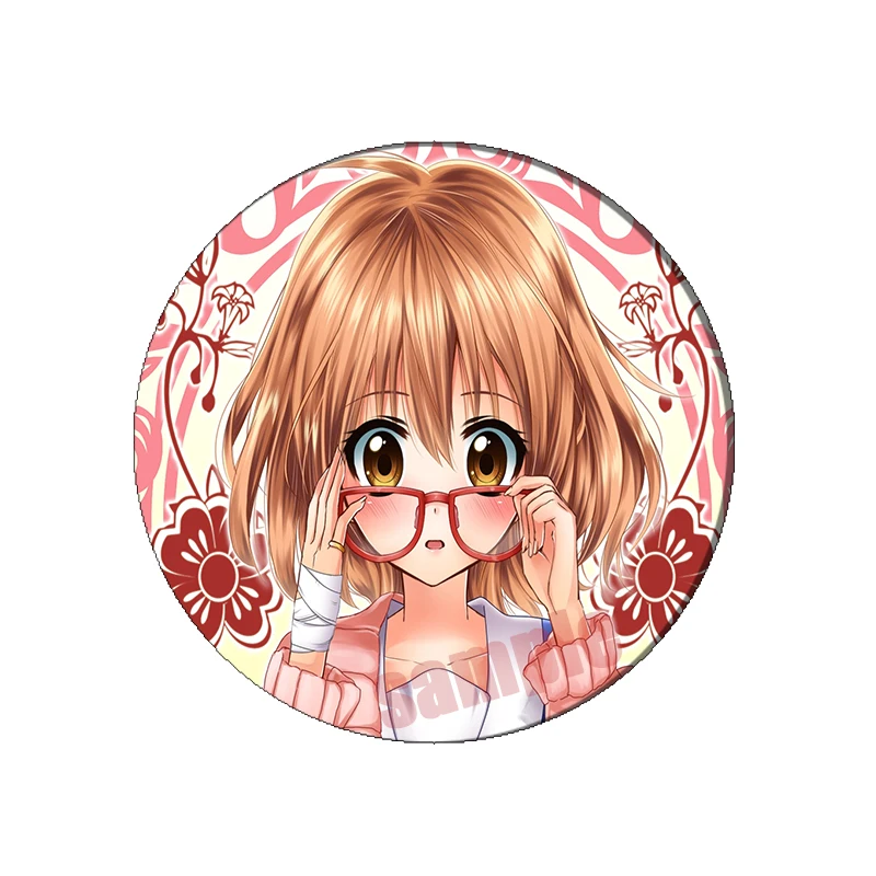 31 стиль аниме за границей значок косплея Mirai Курияма брошь Заколки для женщин Kyoukai