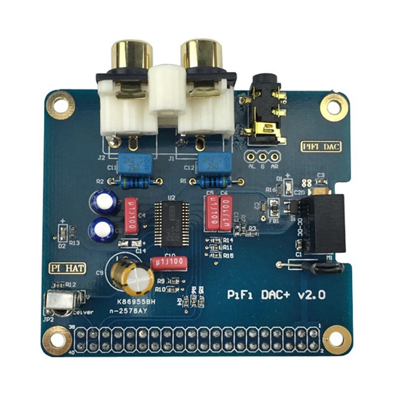 Цифровая звуковая карта I2S аналоговая аудиоплата без потерь HIFI DAC аудио плата