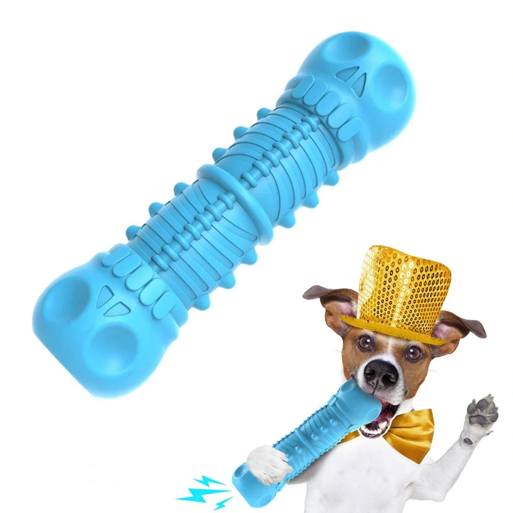 

Chew Toys, Dog Toys for Aggressive Chewers Indestructible Dog Squeaky Toys for Large/Medium Breed,Interactive Durable Puppy Teet