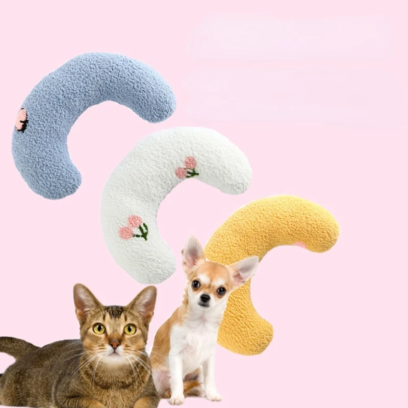 

Pet Supplies Dog Cat Pillow Protect The Cervical Spine Deep Sleep U-Shaped Pillow Puppy Kitten Cat Pillow Pet Bed House Supplies