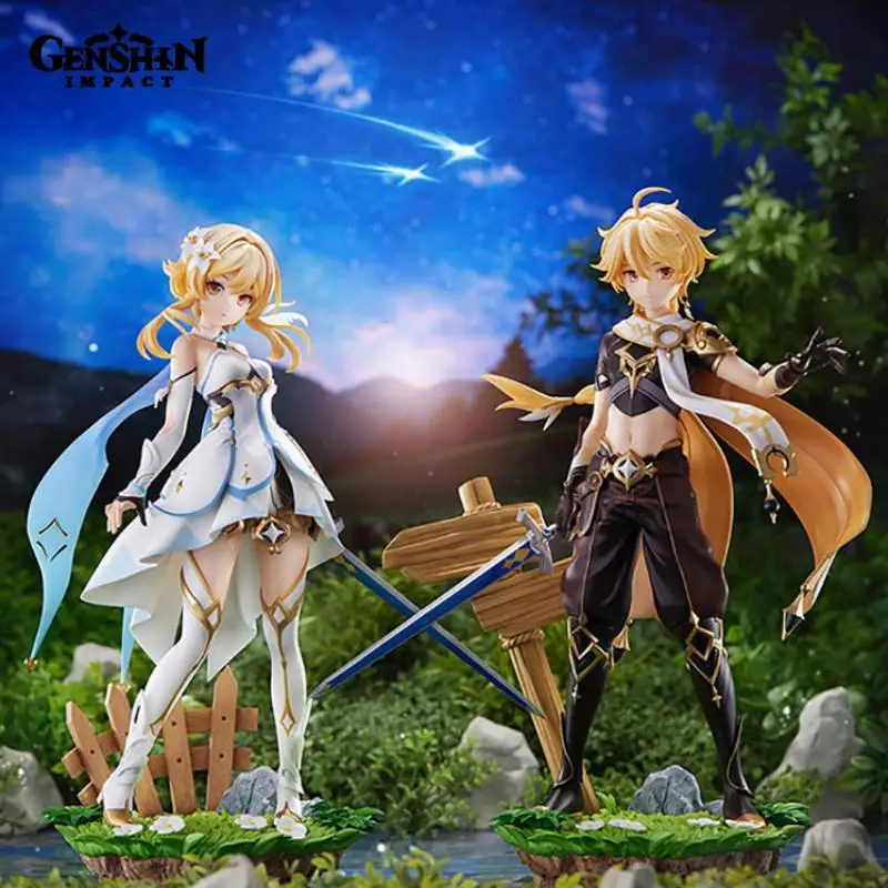 

Genshin Impact Anime Figure Lumine Action Figurine Pvc Statue Model Kawaii Doll Toy Decoration Ornament Christmas Surprise Gifts