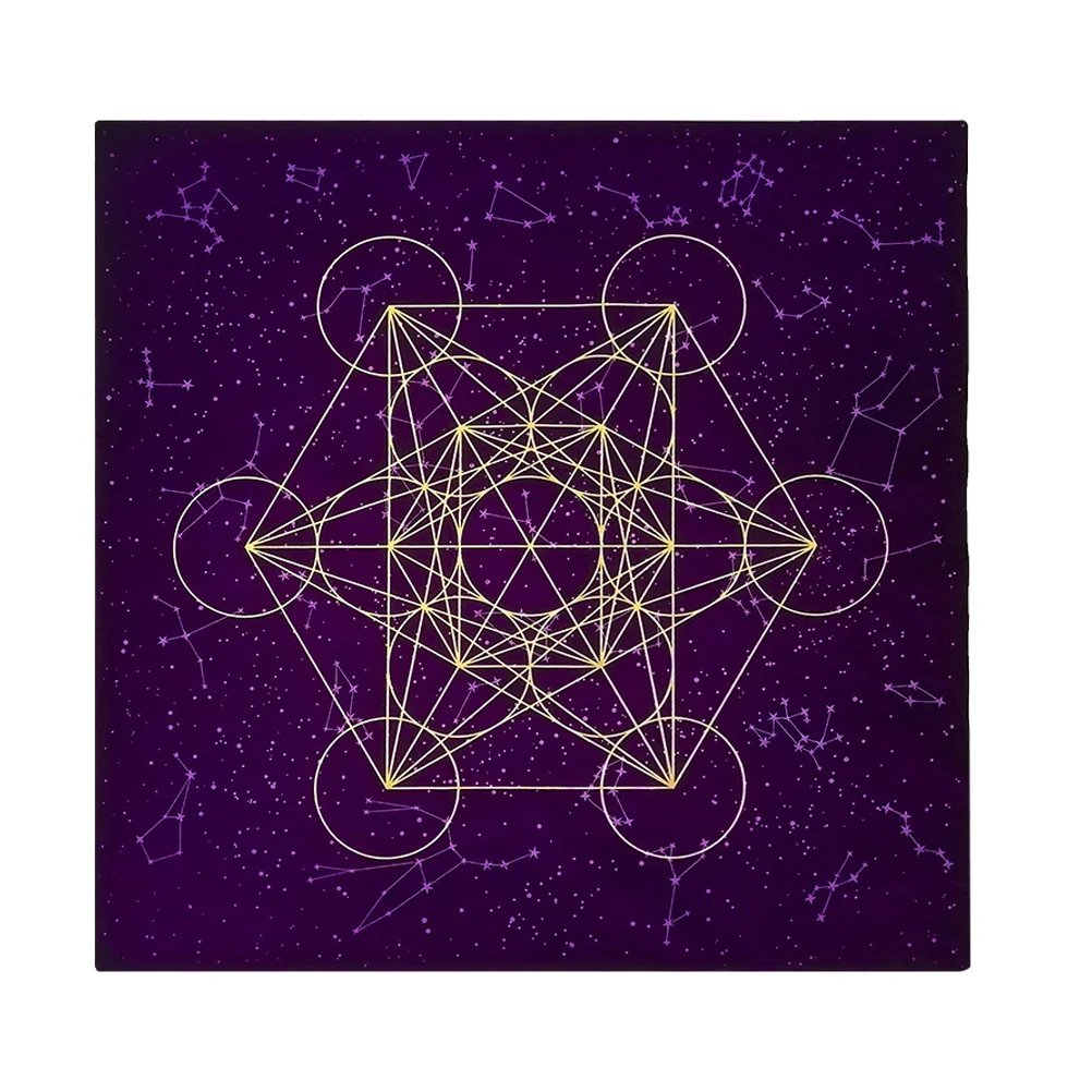 

Clothtable Tarot Constellations Tablecloth Astrology Cover Horoscope Altar Party Twelve Games Tapestries Star Board Pad Pentacle