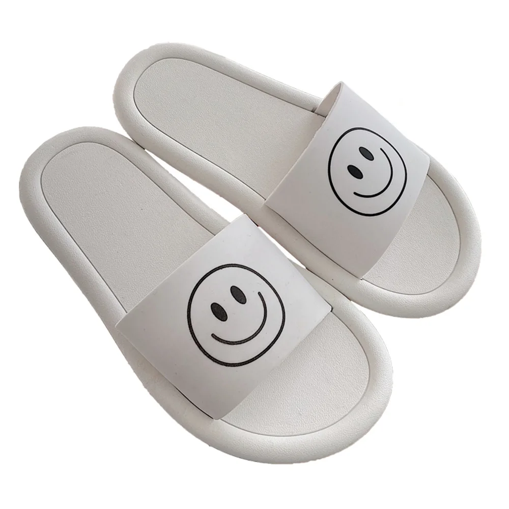 2023  Women's Summer Home Indoor Bath Non-Slip Non-Stinky Cute Cartoon Couple Outer Wear Thick Bottom Beach Sandals