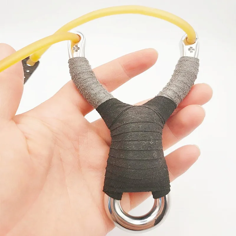 

High Quality Stainless Steel Slingshot Hunting Slingshot with Single Card Rubber Band Outdoor Sports Entertainment Toy Slingshot