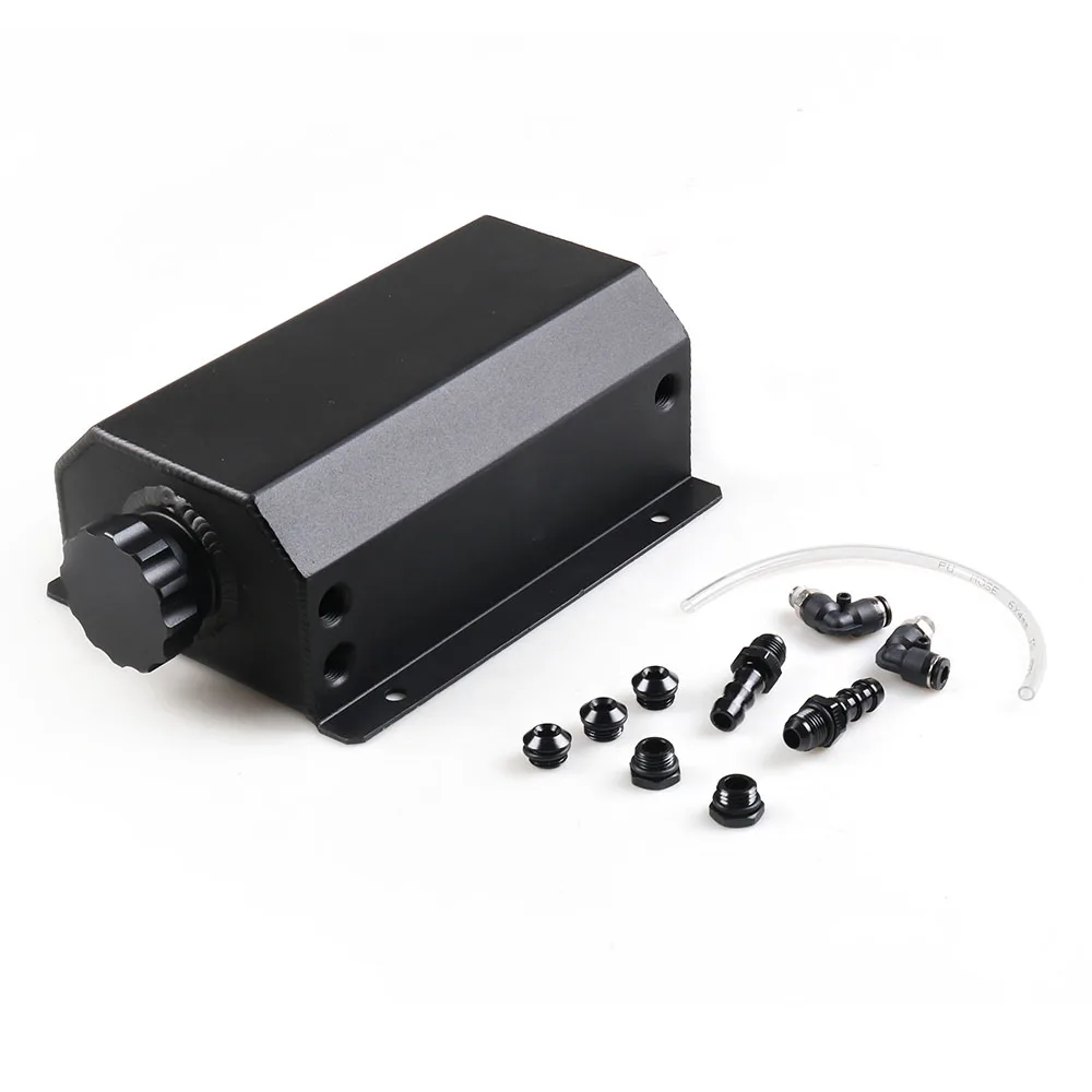 

Новый универсальный алюминиевый маслоуловитель 2 л, резервуар и аксессуары с дренажным клапаном, резервуар для топлива