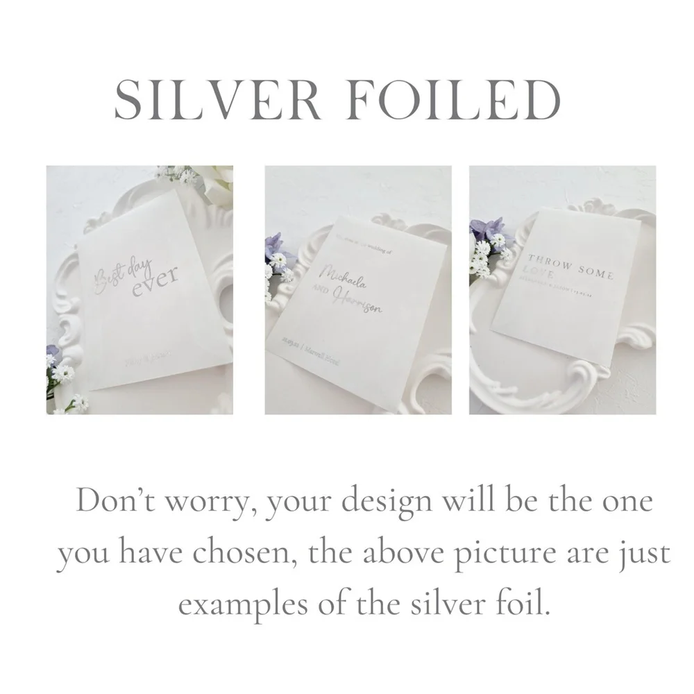 Свадебные пакеты для салфеток | Для ваших счастливых слез Биоразлагаемые