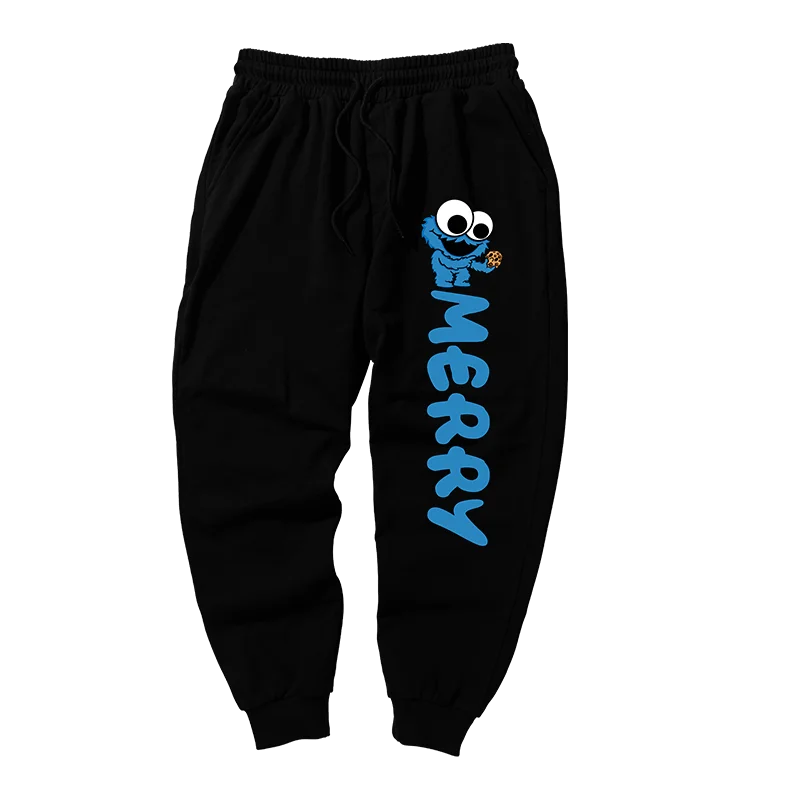 Джоггеры мужские Мультяшные милые Веселые тренировочные брюки с рисунком