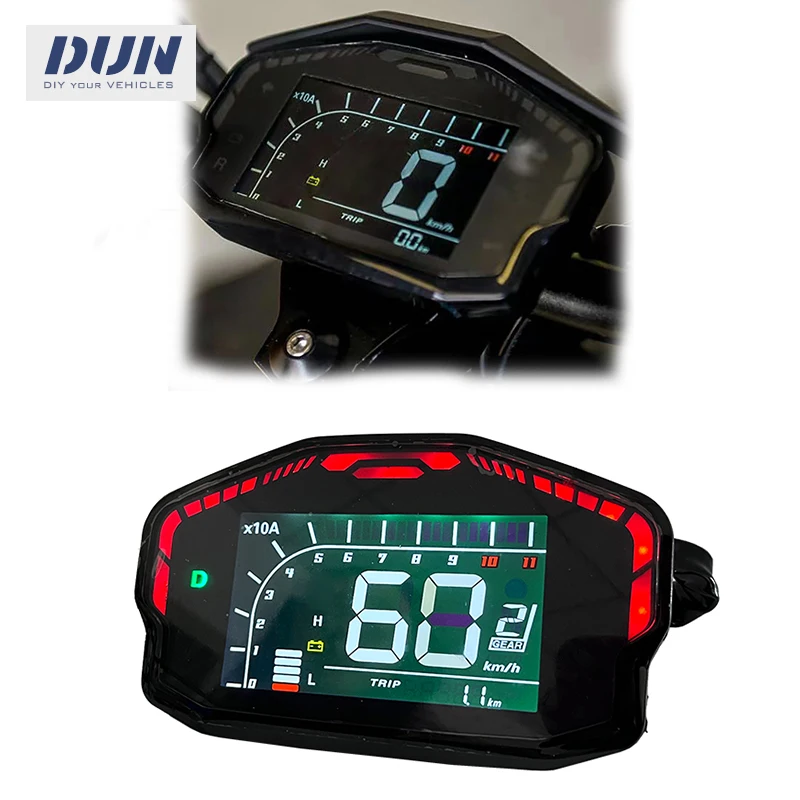 

New Speedometer Display DKD LCD Adjustable ONE-LIN/CAN-BUS Communication For Votol Fardriver Controller