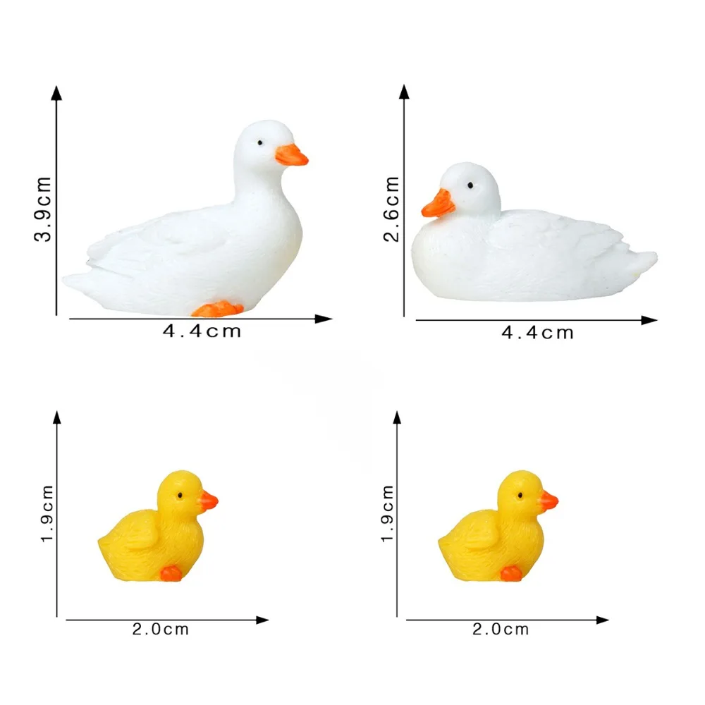 

Фигурки уток из резины