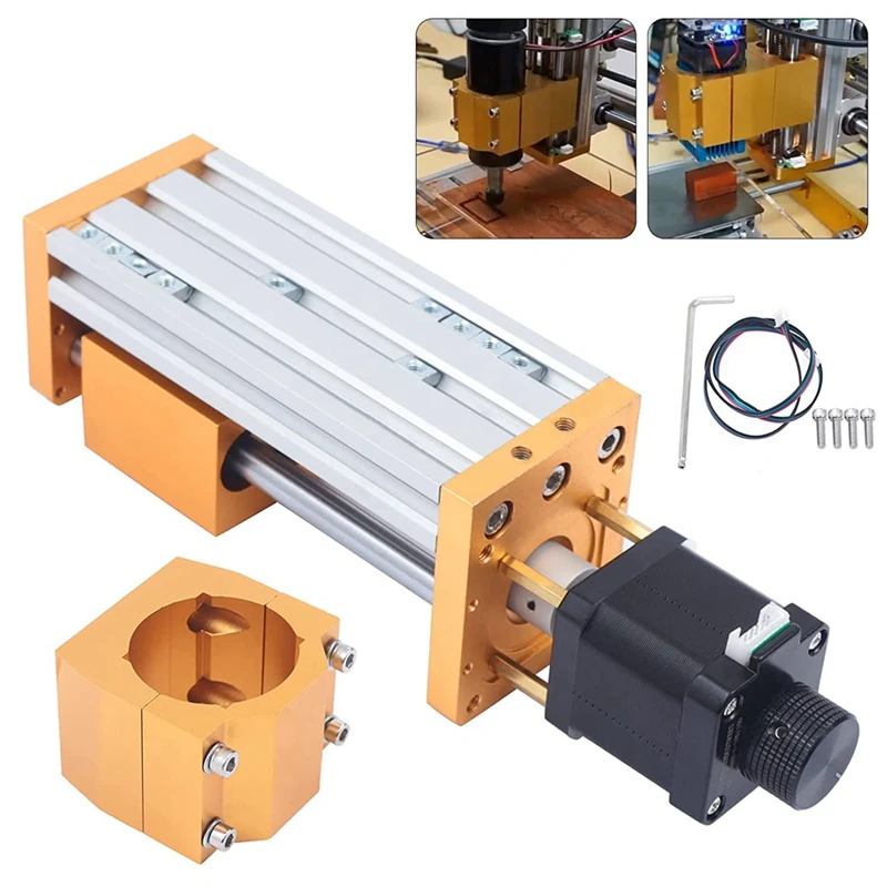 

CNC 3018Plus металлический CNC Z-ось ход, 85 мм шаговый двигатель Z-ось скользящий стол для станка с ЧПУ 300 Вт 500 Вт 800 Вт шпиндель