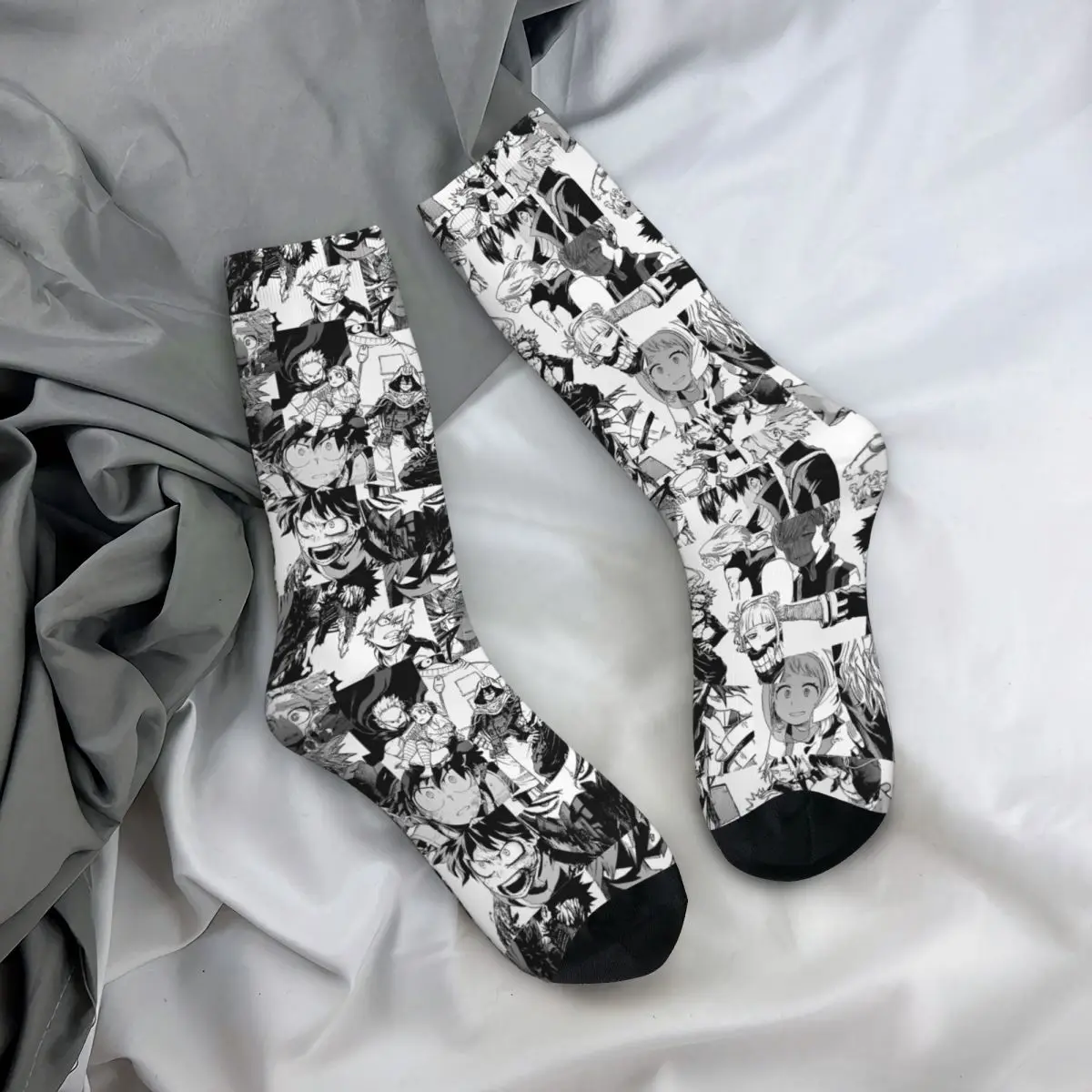 

Осенне-зимние модные носки унисекс Boku No My Hero Академия Аниме Манга Toshinori Izuku Katsuki Ochaco средние Носки