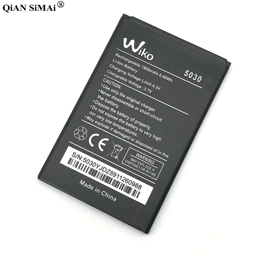 Новый высококачественный аккумулятор 1800 мА · ч для телефона Wiko 5030 | Мобильные