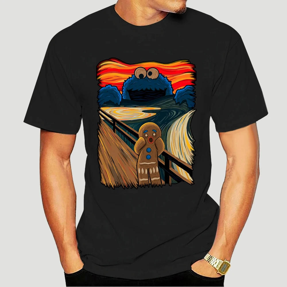 

Print The Cookie Monster Muncher Tshirt Ssummer Cotton Young Man Shirt Pure Metal Music Men Funny T Shirt Harajuku Tees 3206X