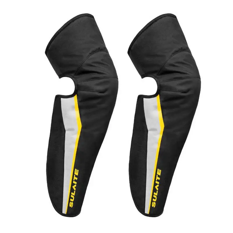 

Winter Knee Pads Motorcycle Knee Warmer Leg Cover With Reflective Strip Three Layers Thicken For Hiking Motocross Racing