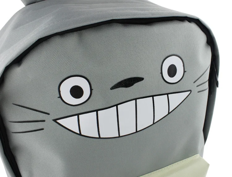 Totoro Shape Cute Children Anime Canvas Backpacks Girl Boy Cartoon Student School Bags Female Men Travel Bag Computer Bag Hot