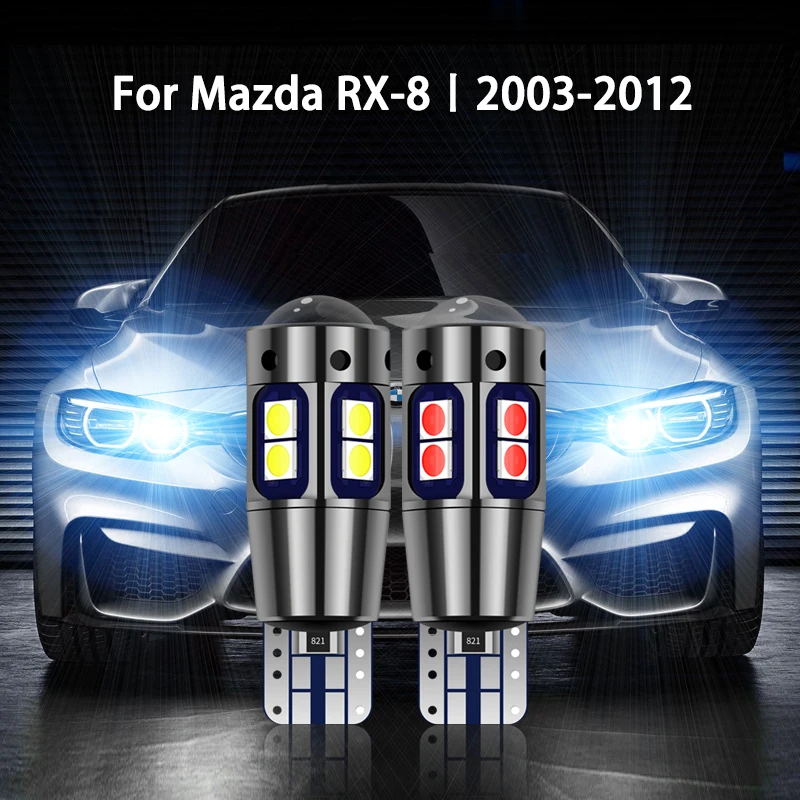 

2pcs LED Turn Signal Light For Mazda RX-8 RX 8 RX8 SE FE Accessories 2003 2004 2005 2006 2007 2008 2009 2010 2011 2012