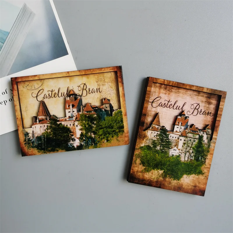 Румыния, магниты на холодильник, туристический сувенир, наклейка на холодильник, деревянная и полимерная магнитная наклейка на холодильник
