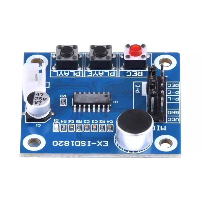 Модуль записи ISD1820 голосовой модуль плата голоса модуля телефона с микрофонами +