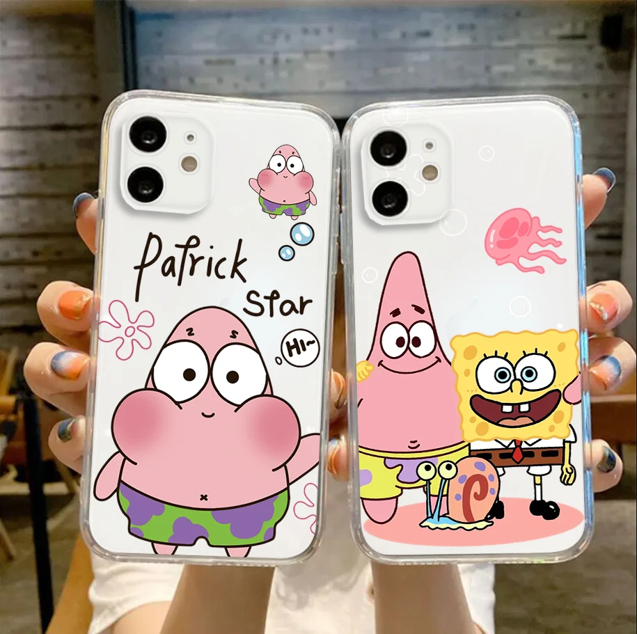 Мягкий чехол R3 SpongeBob SquarePants для Samsung A10 A11 A12 A20 A30 A20S A21S A22 A22S A30S A32 M30 A42 A5 A50 A50S A51 A52 A6