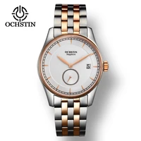ochstin gq005a stainless steel strap full automatic trendy watches for men quartz business waterproof men wristwatch calendar