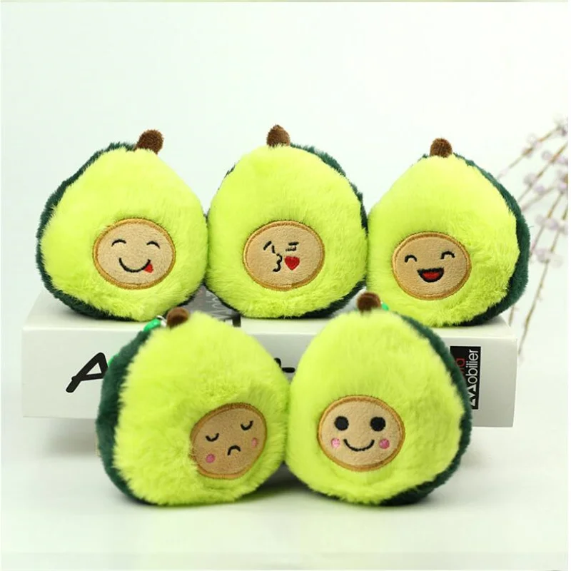 

1PCS 10CM Stuffed Cartoon Toy Avocado Plush Plant Toy Cute Mini Fruits Soft Doll For Girls Boys Plush Stuffed Pendant Gift