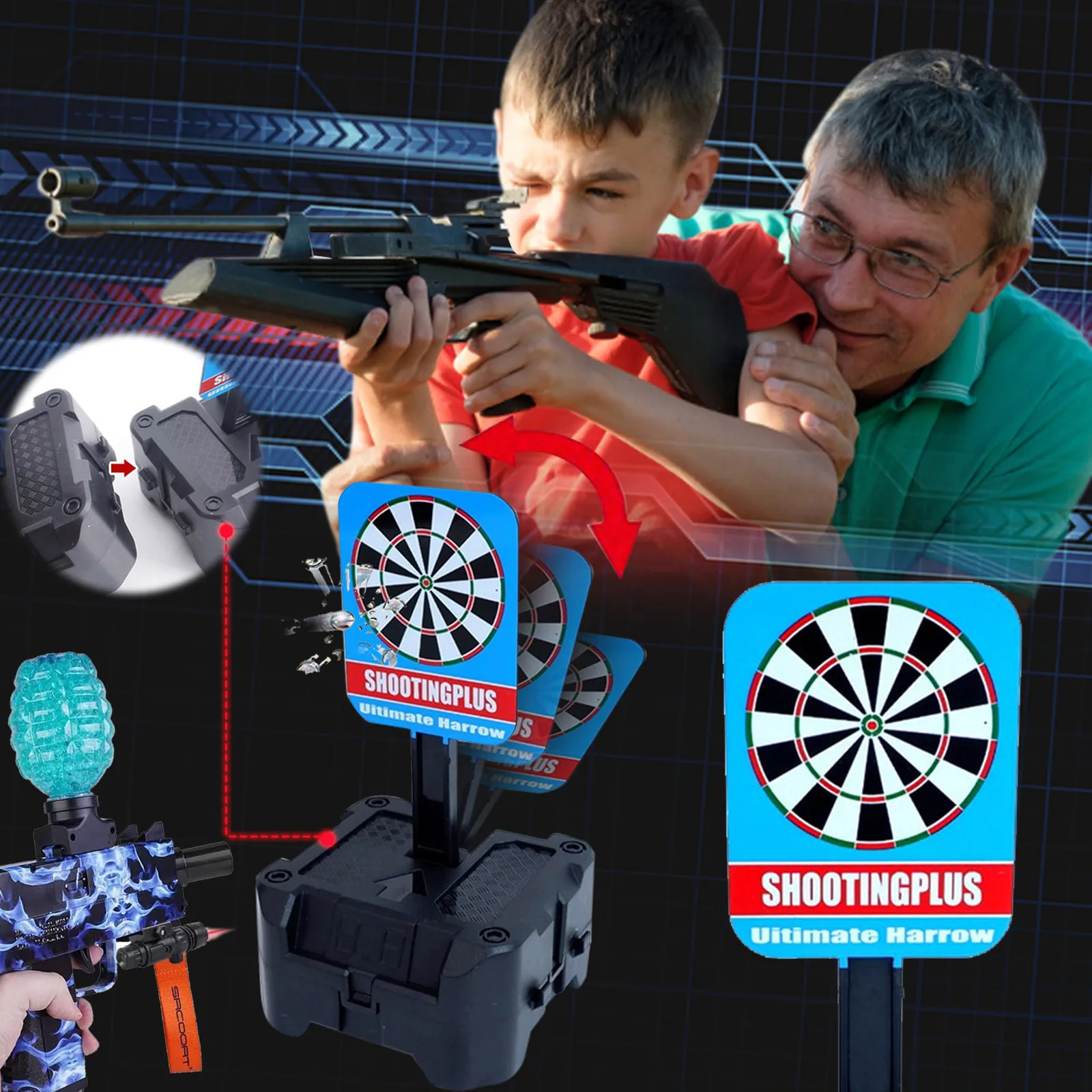 

Target Automatic Reset Shooting Target For Shooting Game