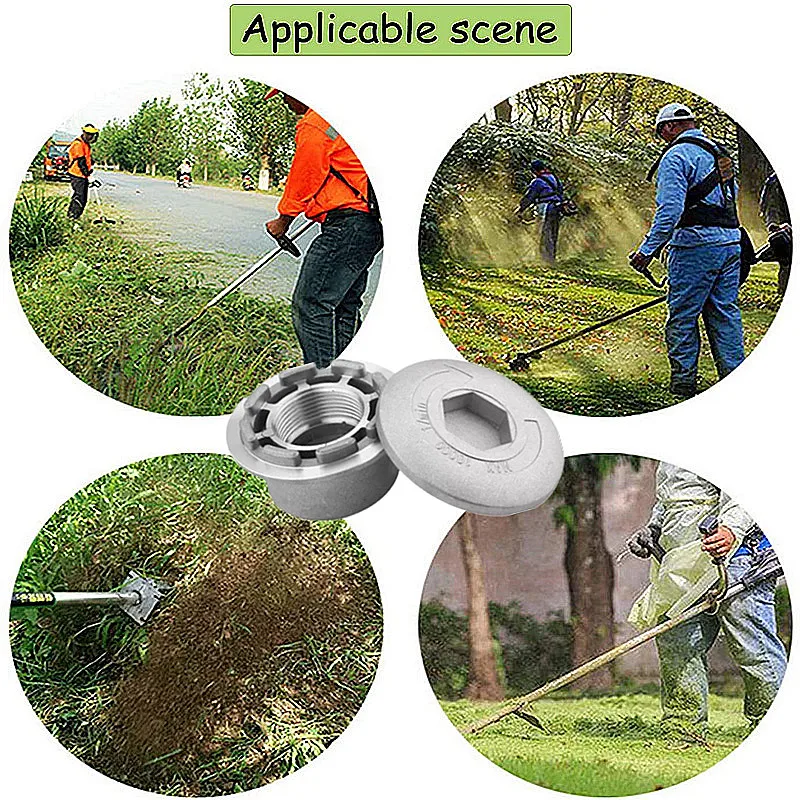 Универсальная гирлянда из алюминиевого сплава для триммера садовая головка