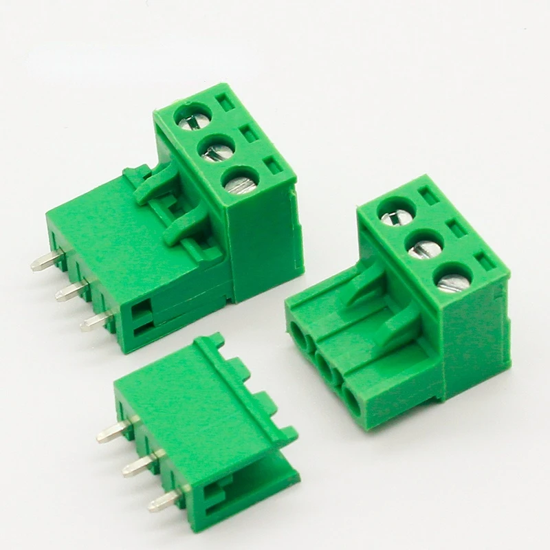 

Клеммная колодка ht5.08 3-контактная, 300 В, 10 А, 5,08 мм, 10 комплектов