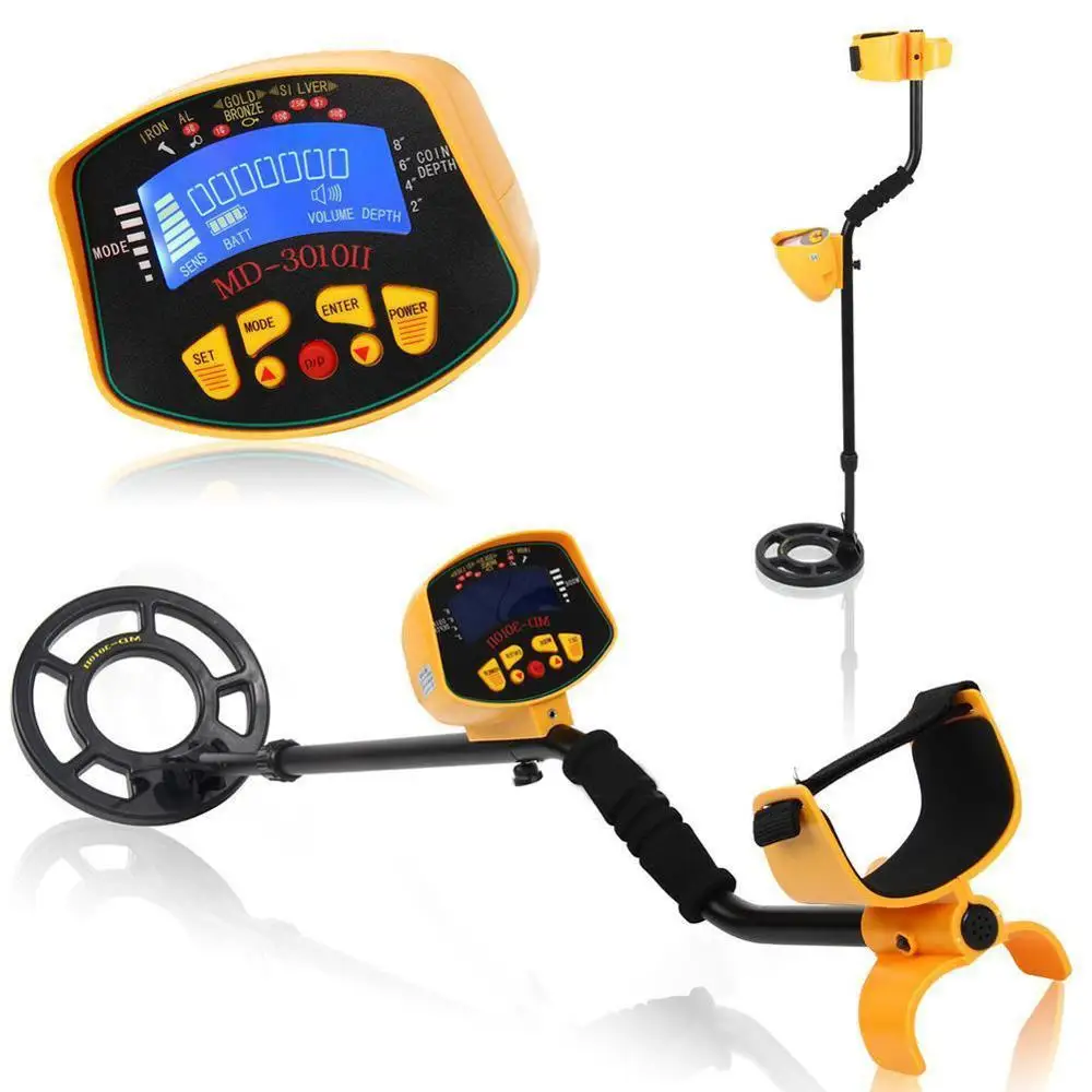 Outdoor Smart Underground Metal Detector Gold Digger Treasure Hunter Tracker Safety MD 3010II LCD Display |