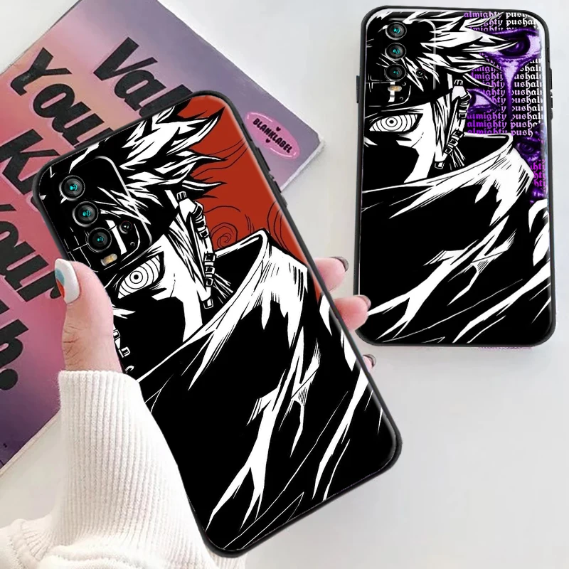 

Naruto Sasuke Cartoon Phone Cases For Xiaomi Redmi Note 10 10S 10 Pro POCO F3 GT X3 GT M3 Pro X3 NFC Cases Funda Soft TPU
