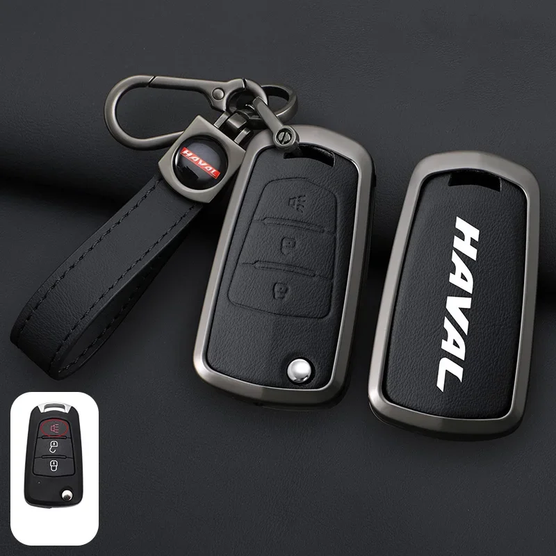 

Чехлы для автомобильных ключей, откидные пульты дистанционного управления, чехол для Great Wall Haval Hover H5 2020 H1 H3 H6 H2 C50 C30, брелок из цинкового сплава, аксессуары