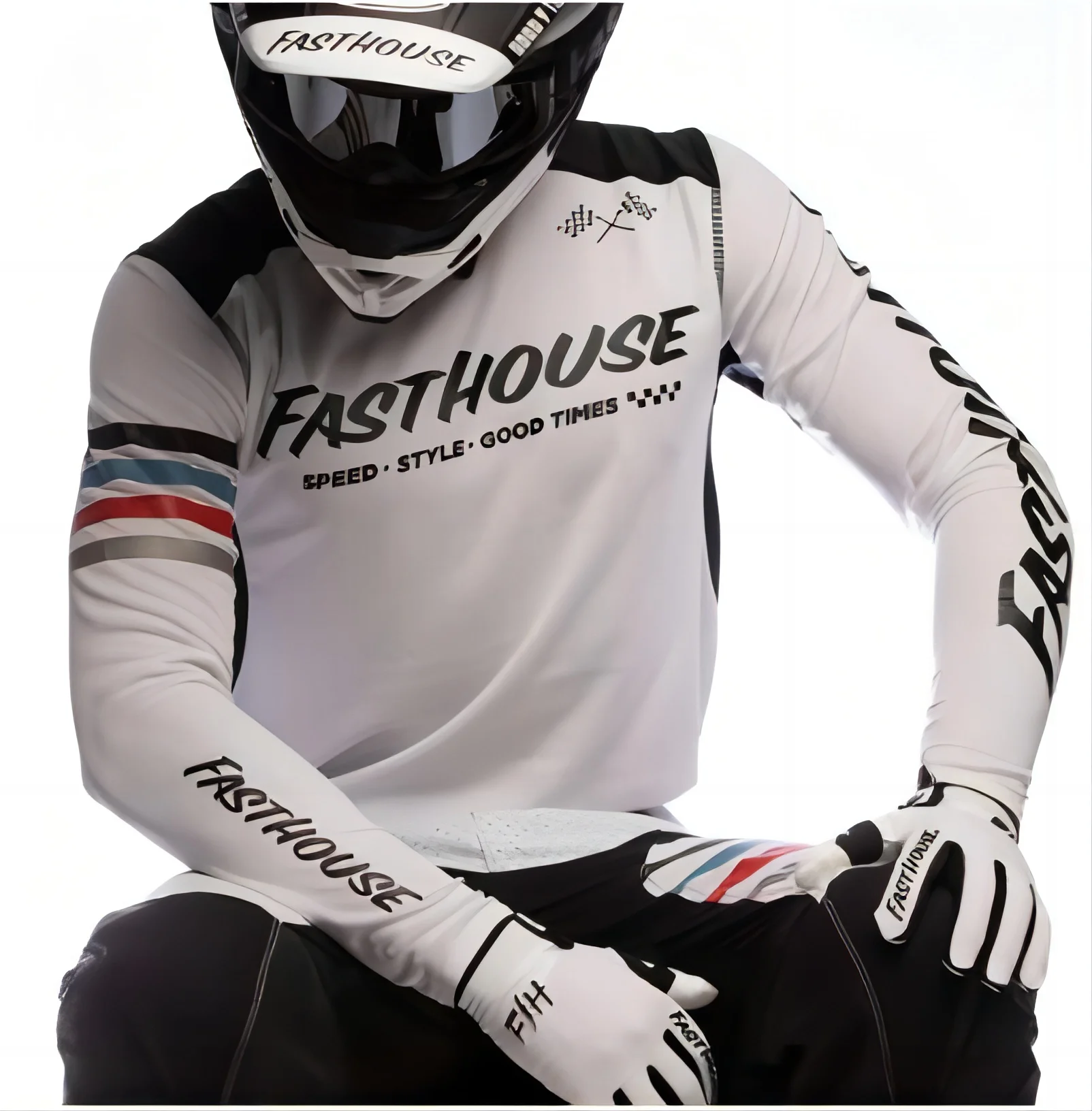 

2023 FASTHOUSE Motocross Jersey Enduro Mountain Bike Jersey Cycling Downhill Racing Maillot Ciclismo Bicycle Clothing Custom