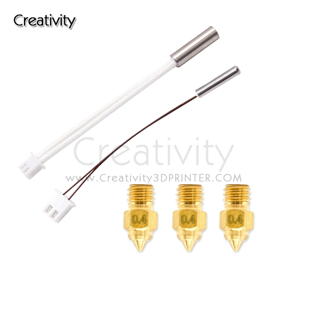 3d printer Part Cartridge Heater and Thermistor Temperature Sensor Compatible with CR6 SE/CR-6 MAX/CR-5 Pro 0.4mm nozzles Gift