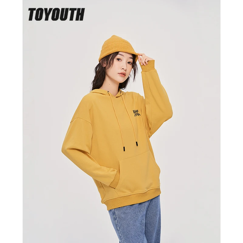 

Женская толстовка с капюшоном и принтом, с длинным рукавом