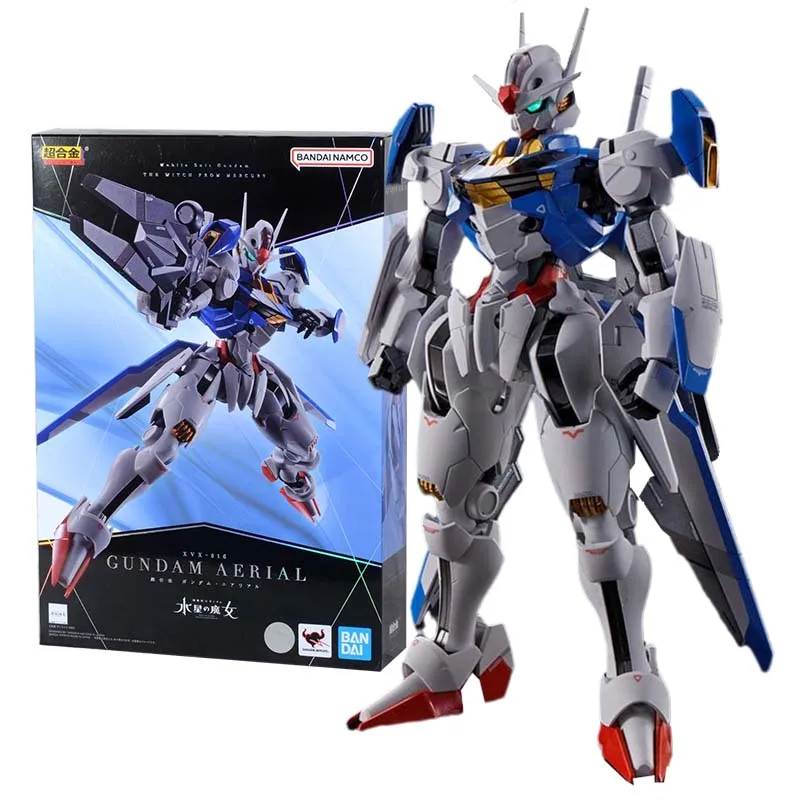 

Оригинальные строительные фигурки Bandai, экшн-фигурки CHOGOKIN Witch of Mercury Gundam Aerial Gunpla, игрушки для мальчиков, детский подарок