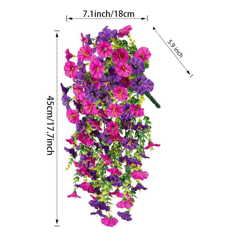 

Искусственные подвесные цветы MUFU Morning Glory