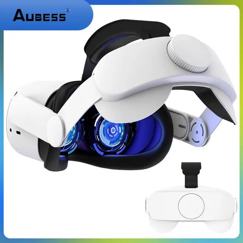 

White Adjustable Mask Upgrade Helmet Rack Headwear Wireless Rocker Vr Accessories Abs Soft Virtual Reality Telescopic