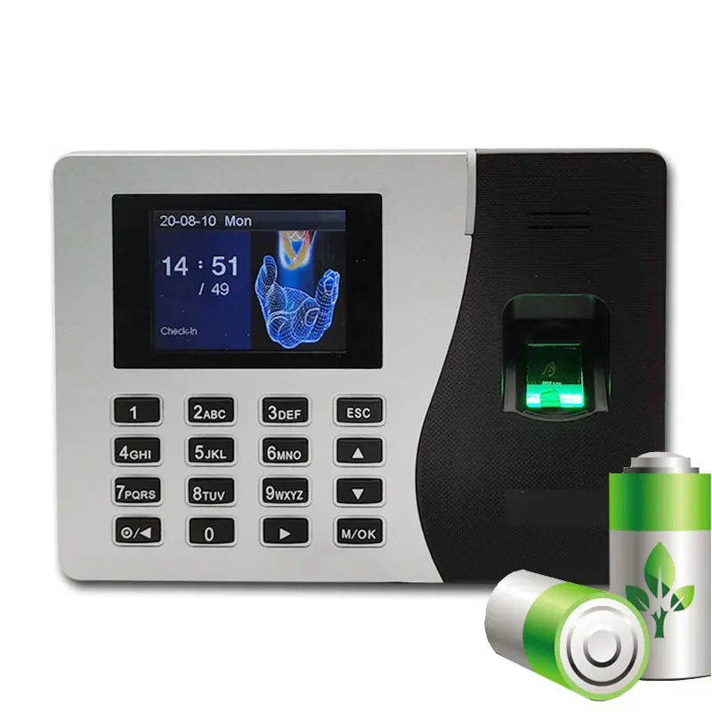 K14 Tcp/Iptime Presenze System Dipendente Office Machine Time Clock Usb Biometric Fingerprint Record Batteria Opzionale