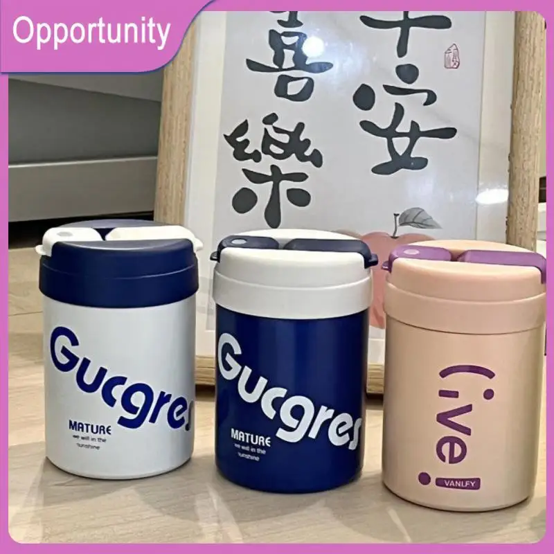 

Large -capacity Coffee Cup Travel Cups Double-drink Stainless Steel Insulation Cup For Water And Coffee Cup For Students