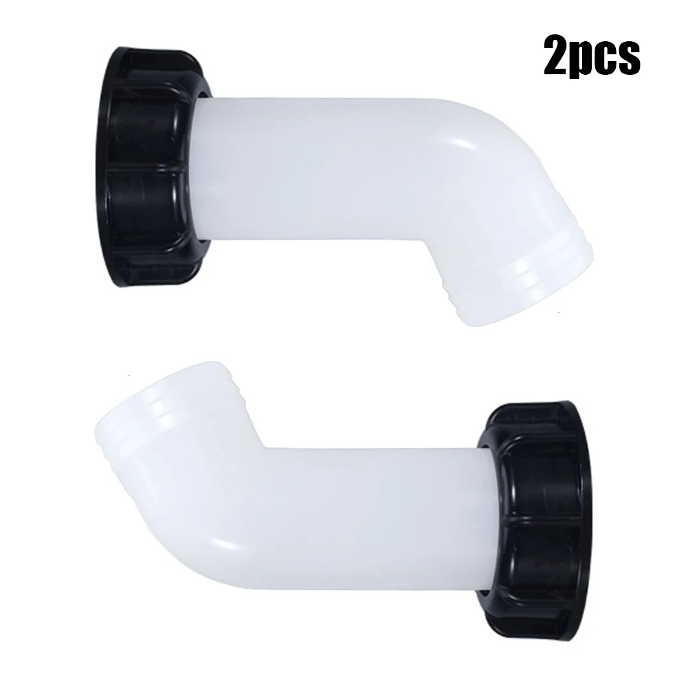 

Black Cap Extension Tube 142mm Various Chemical Media 2 Inch Drain Curved 60mm IBC Barrel Outlet Tap Outlet Nozzle